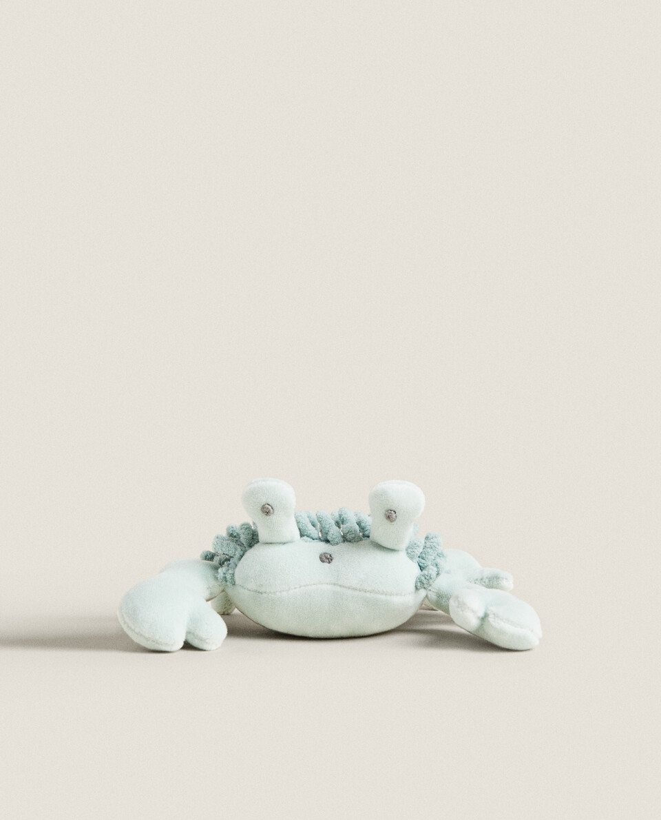 CRAB SOFT TOY RATTLE