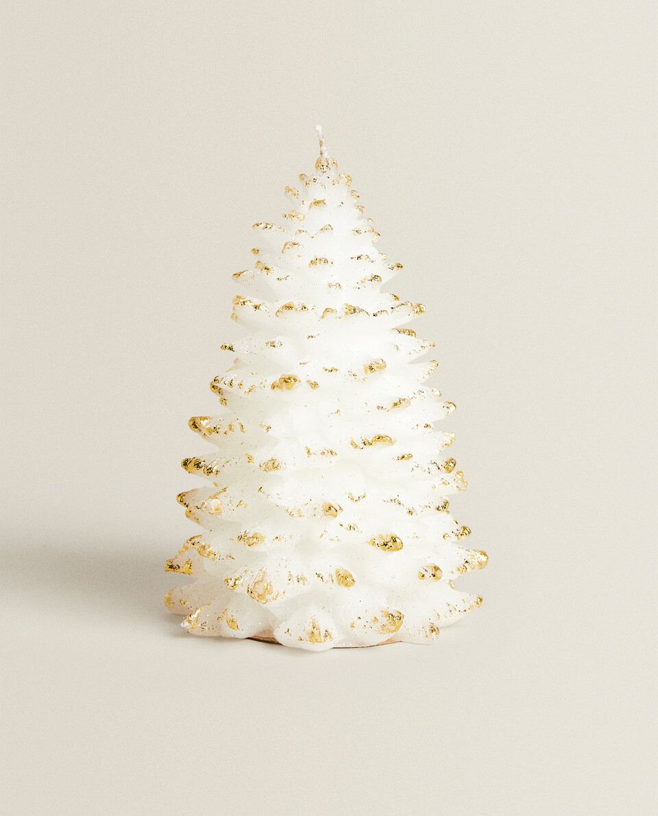 LARGE FIR TREE CANDLE