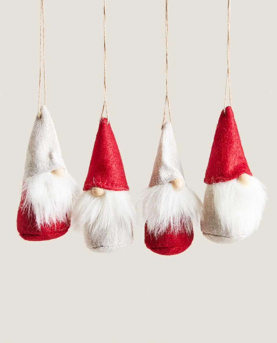 DECORATIVE SMALL GNOMES (PACK OF 4)