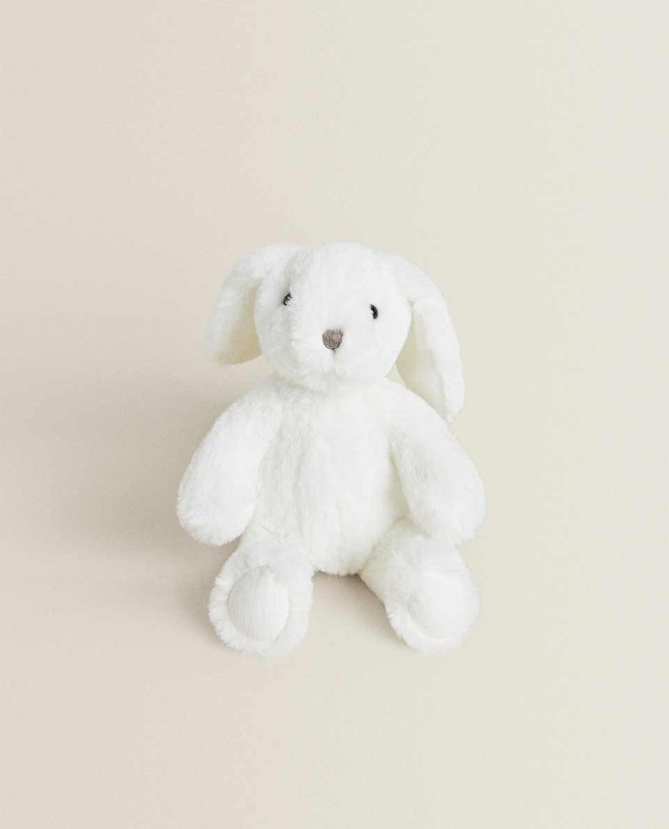 白色小兔毛绒玩具