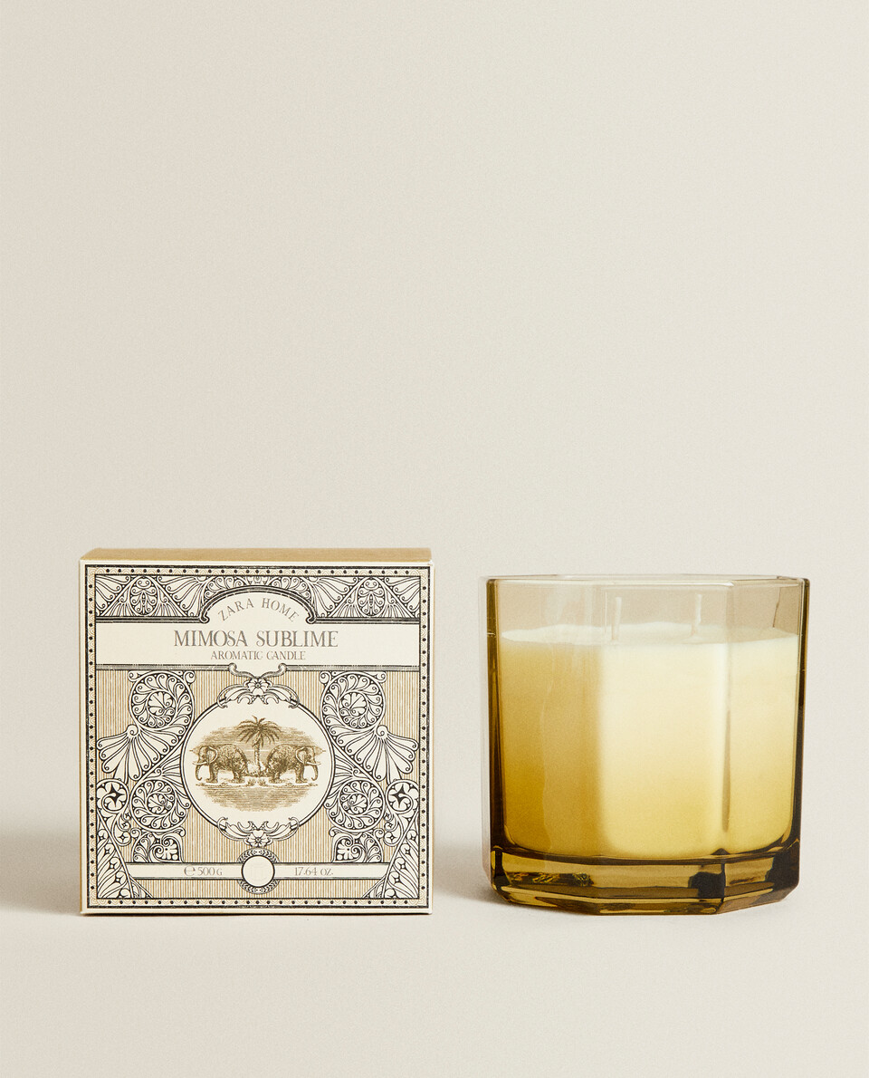 (500 G) MIMOSA SUBLIME SCENTED CANDLE