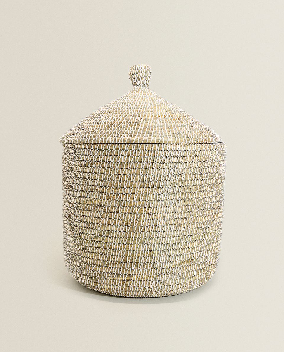 ROUND BASKET WITH LID