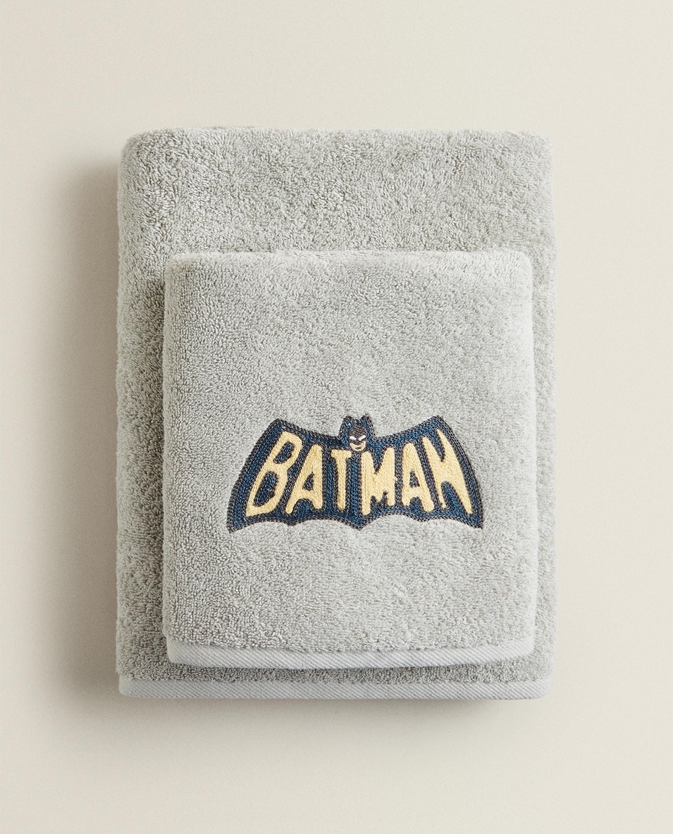 蝙蝠侠刺绣毛巾