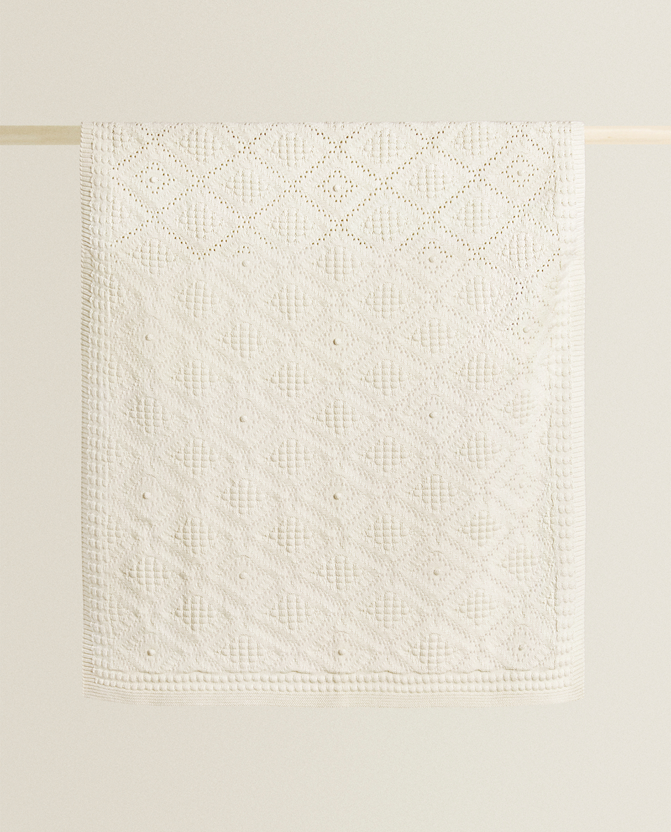 纹理设计棉质毛毯