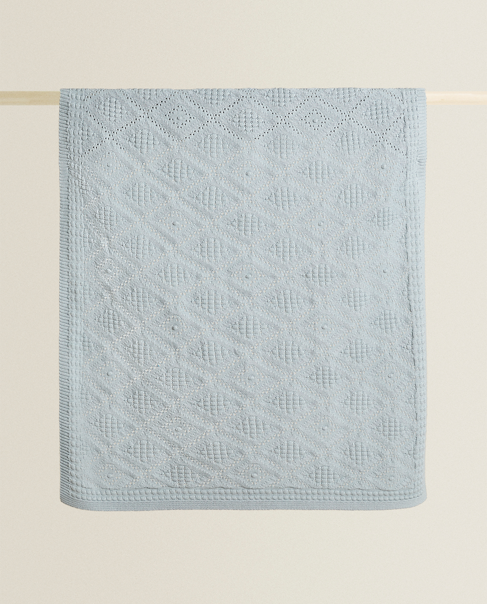 纹理设计棉质毛毯