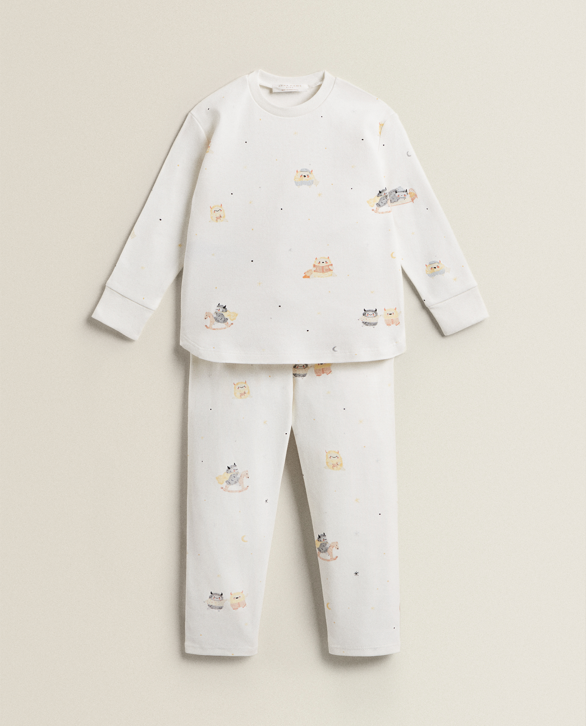 Cotton Monster Pajamas Baskets And Boxes Organise Kids Zara Home