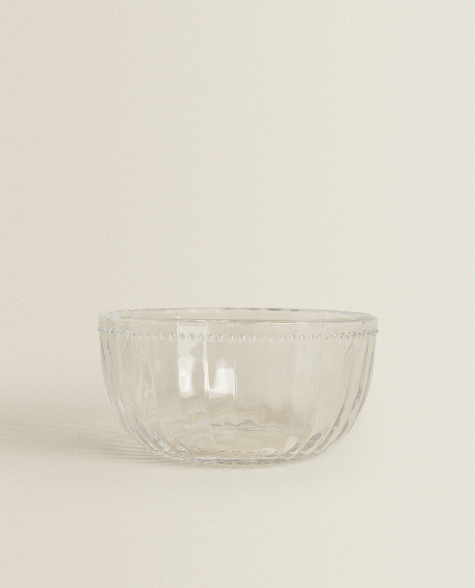 浮雕设计玻璃碗