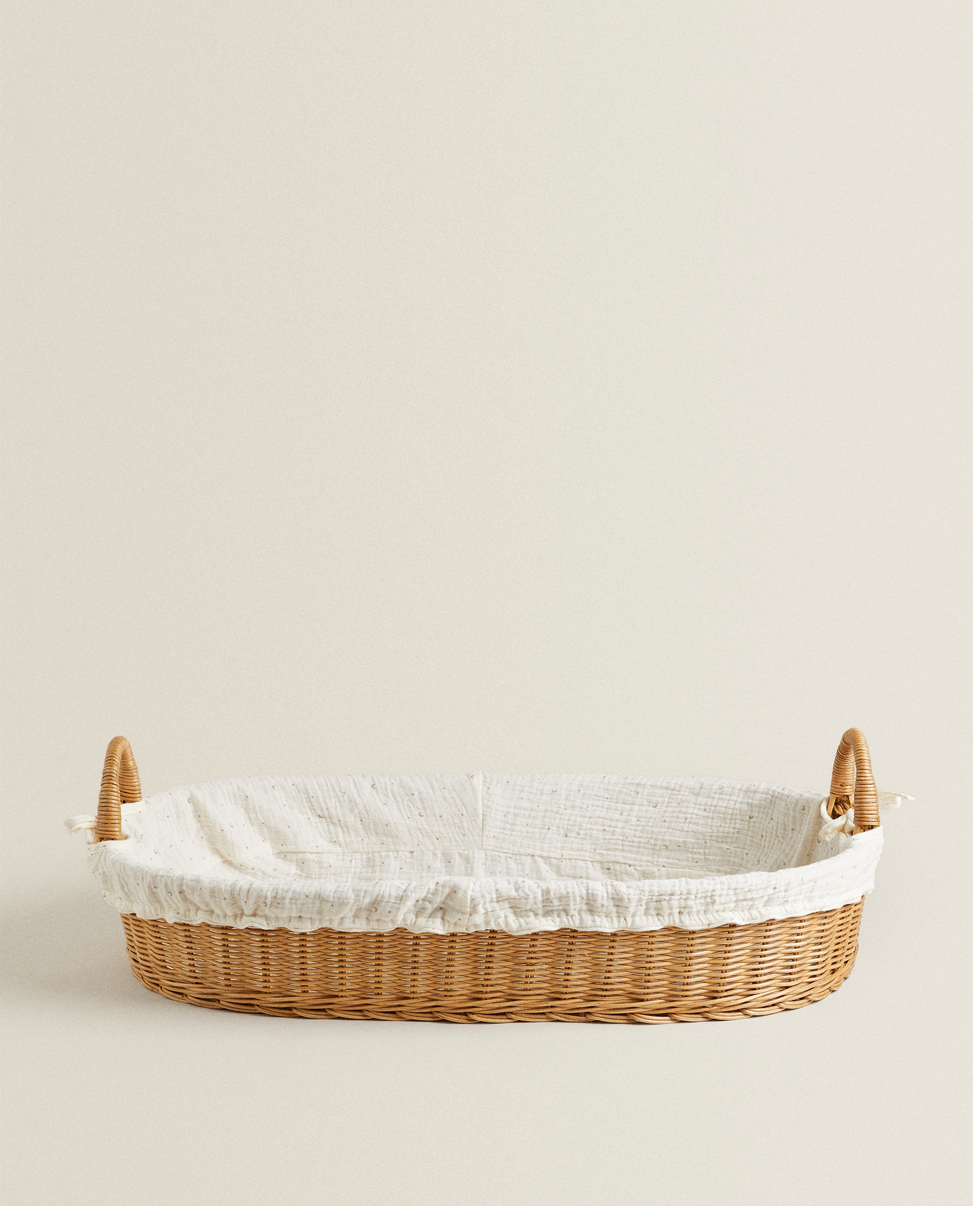 wicker changing pad basket