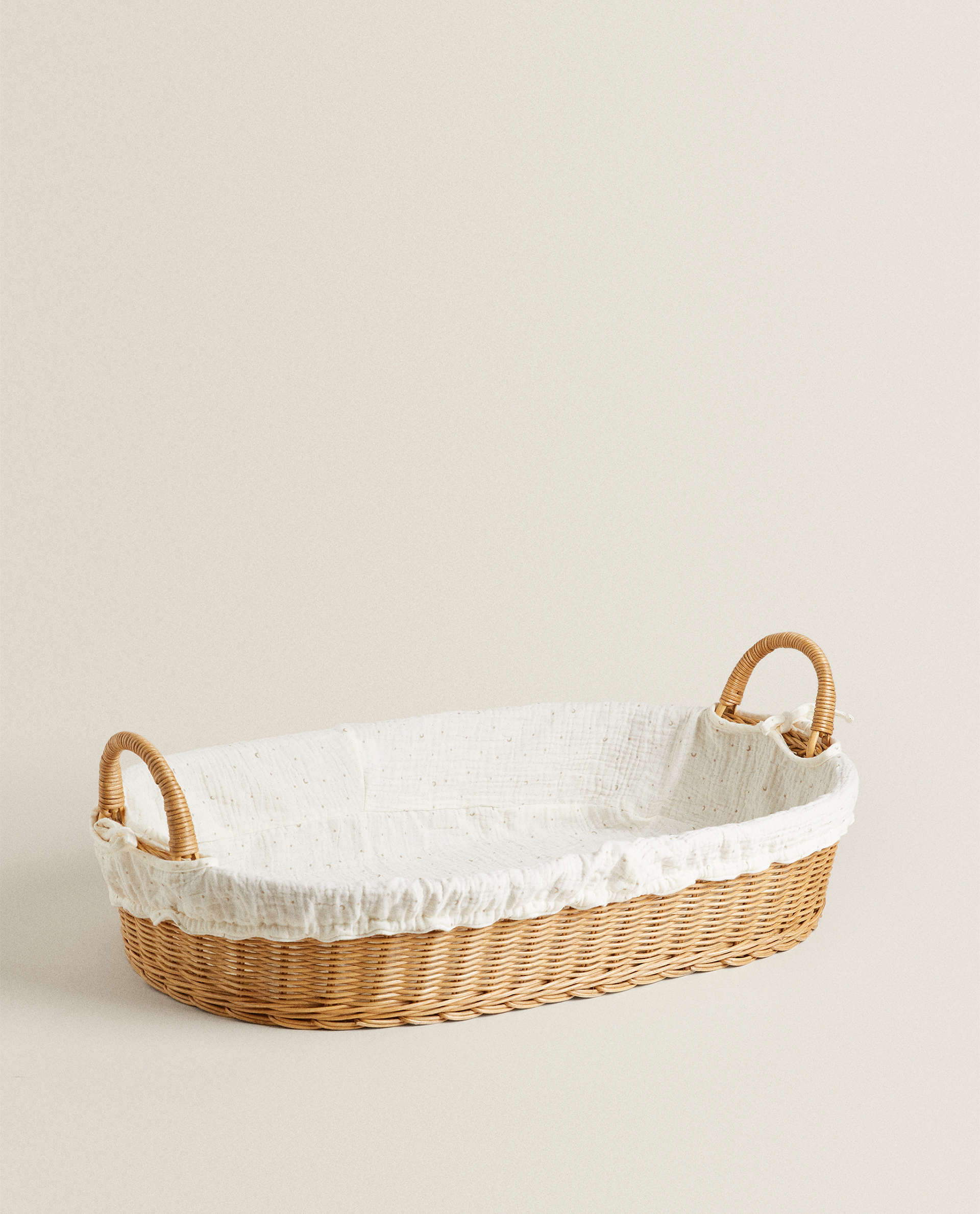 wicker changing pad basket