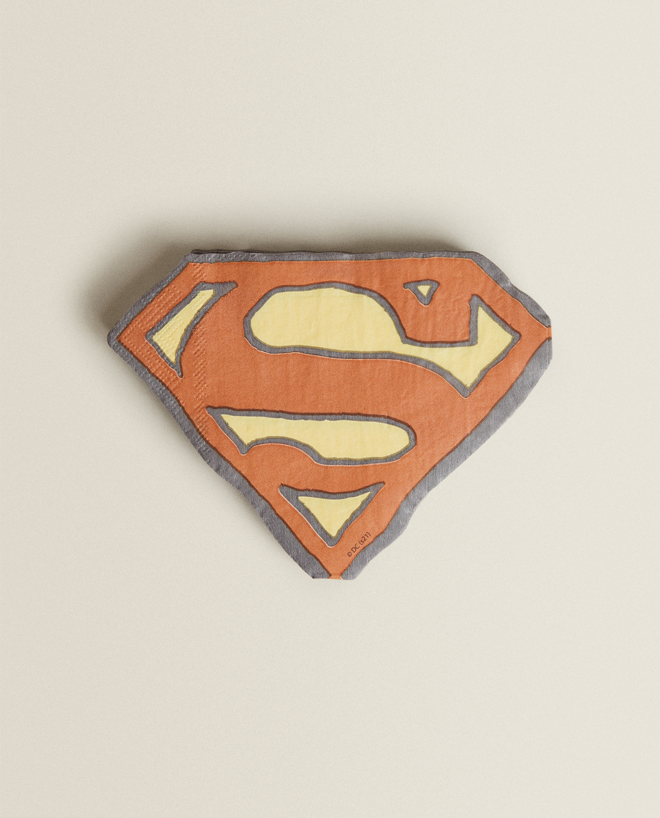 SUPERMAN NAPKIN (PACK OF 20)
