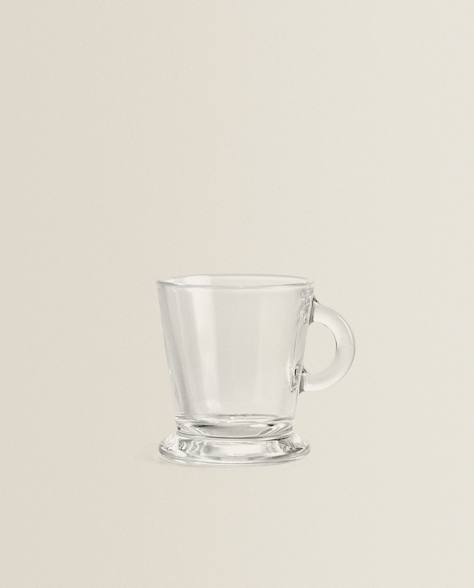 TRANSPARENT GLASS ESPRESSO CUP
