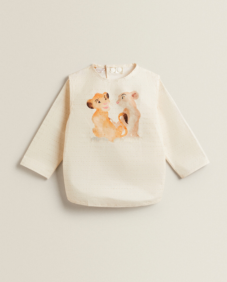 THE LION KING BIB WITH SLEEVES