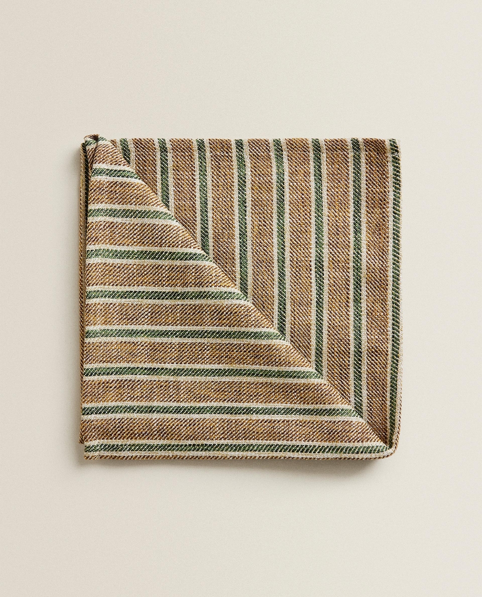 条纹餐巾（2件装）