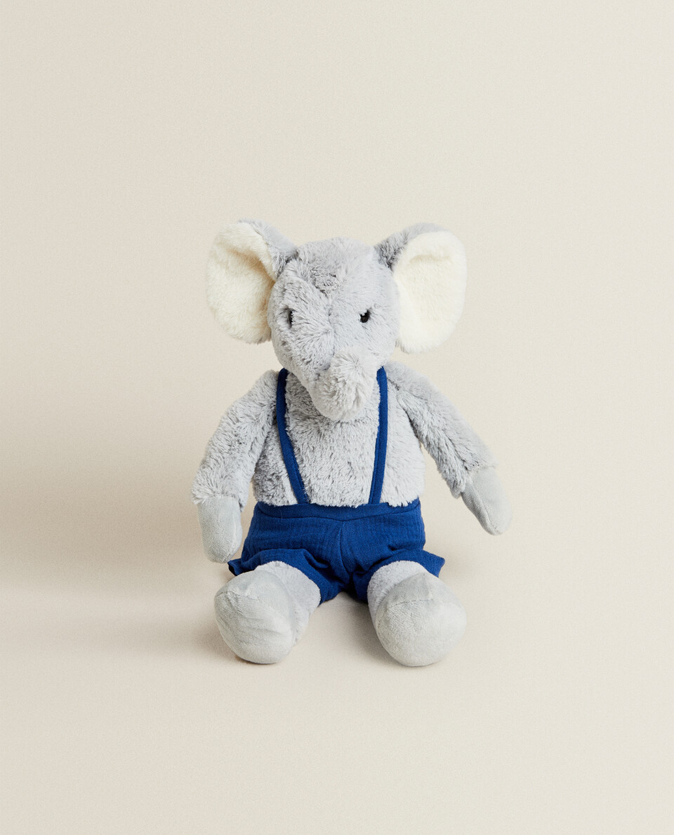 短裤造型大象毛绒玩具