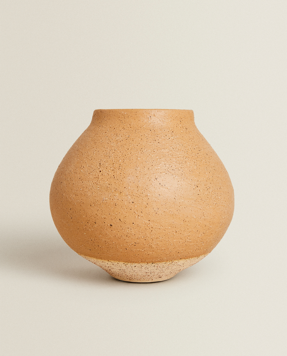 纹理陶瓷花瓶