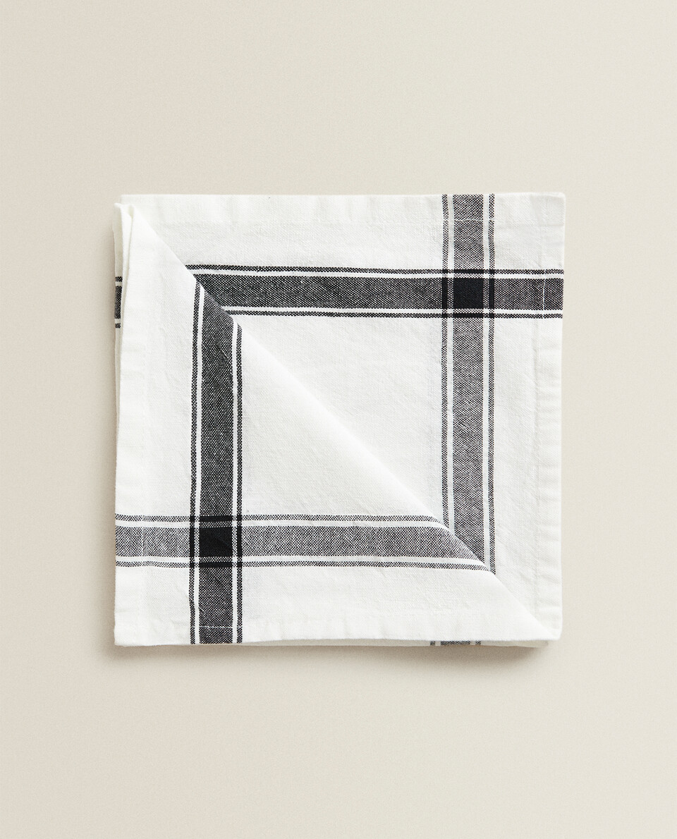条纹棉质餐巾（2件套）
