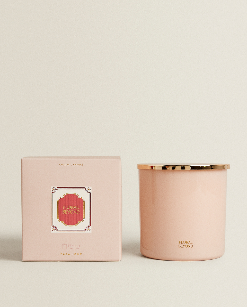 (400 G) FLORAL BEYOND SCENTED CANDLE