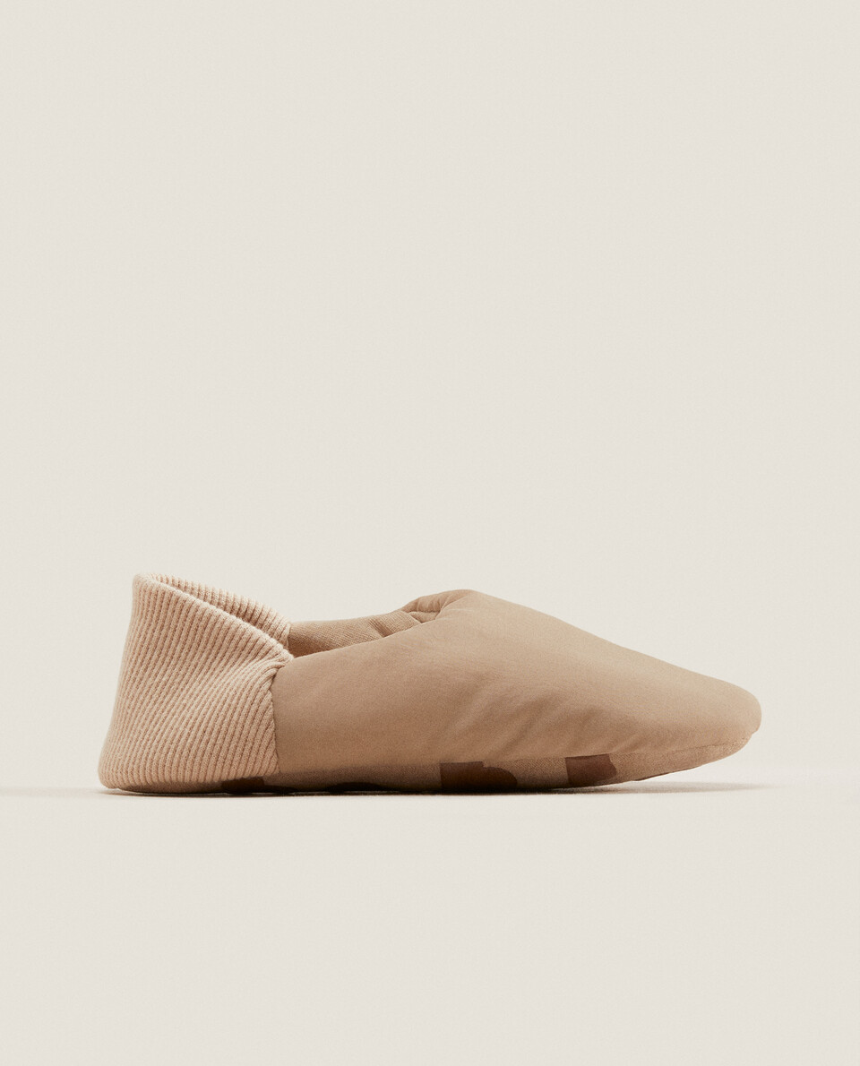 TECHNICAL FABRIC BABOUCHE SLIPPERS