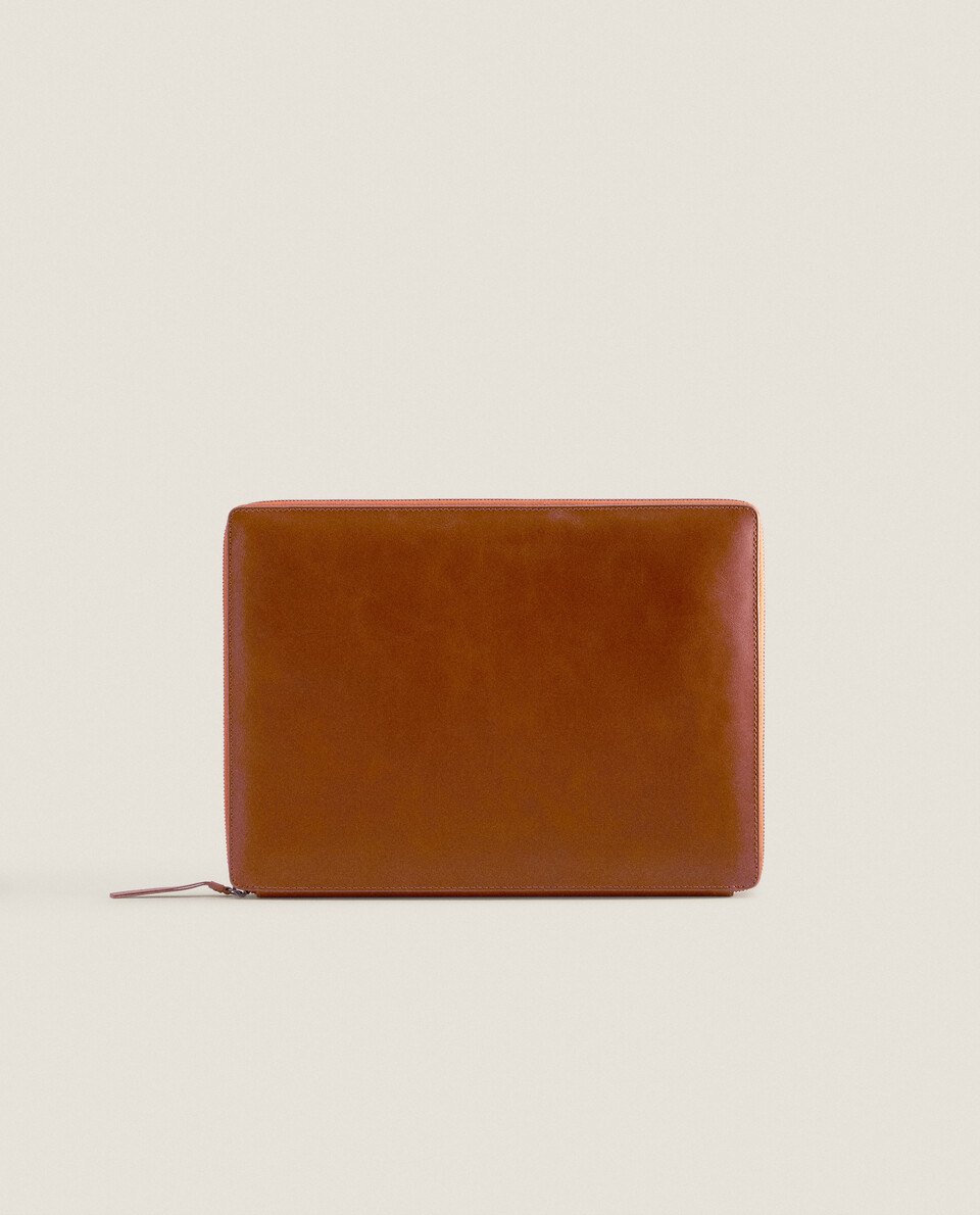 LEATHER CASE FOR TABLET AND DOCUMENTS