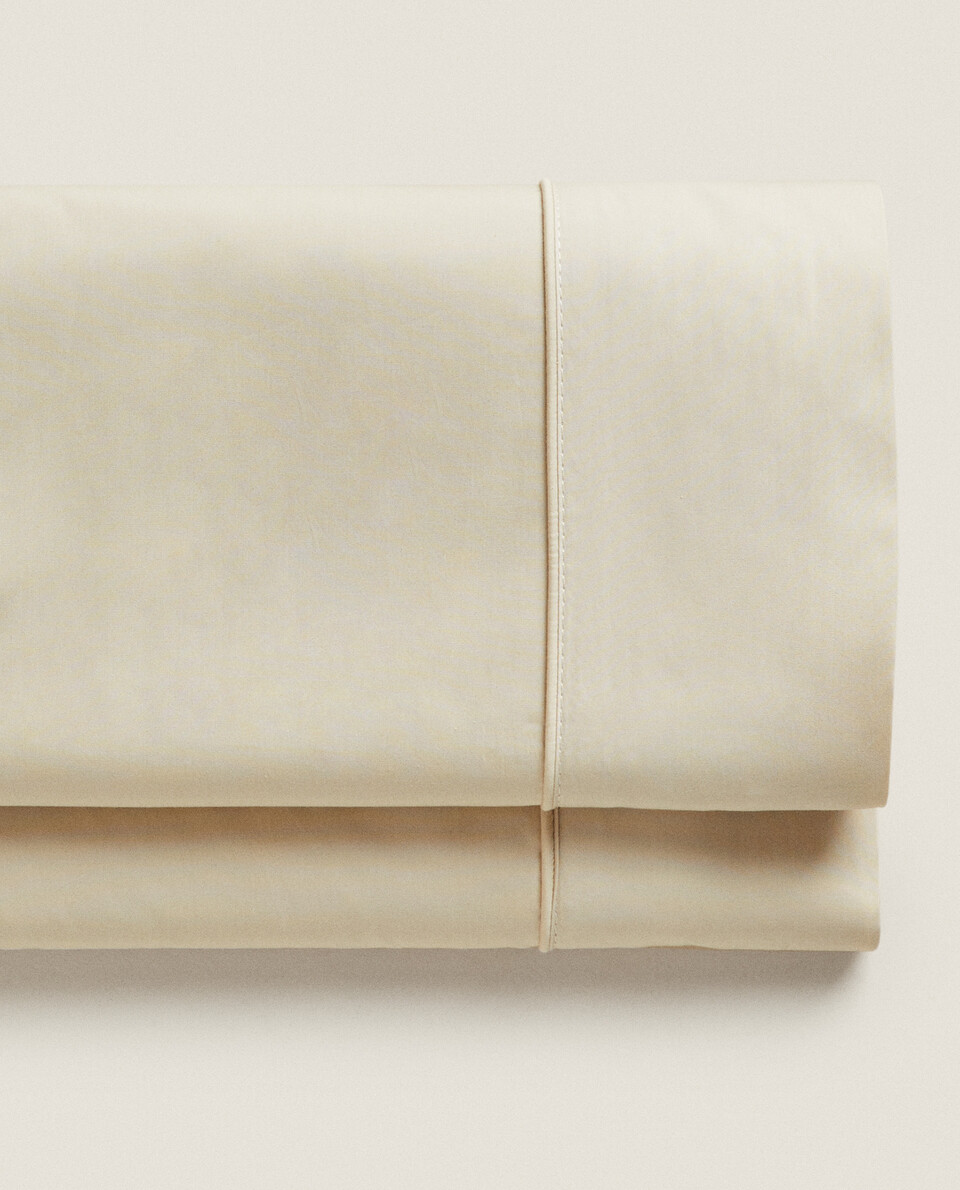 (300 THREAD COUNT) COTTON PERCALE FLAT SHEET
