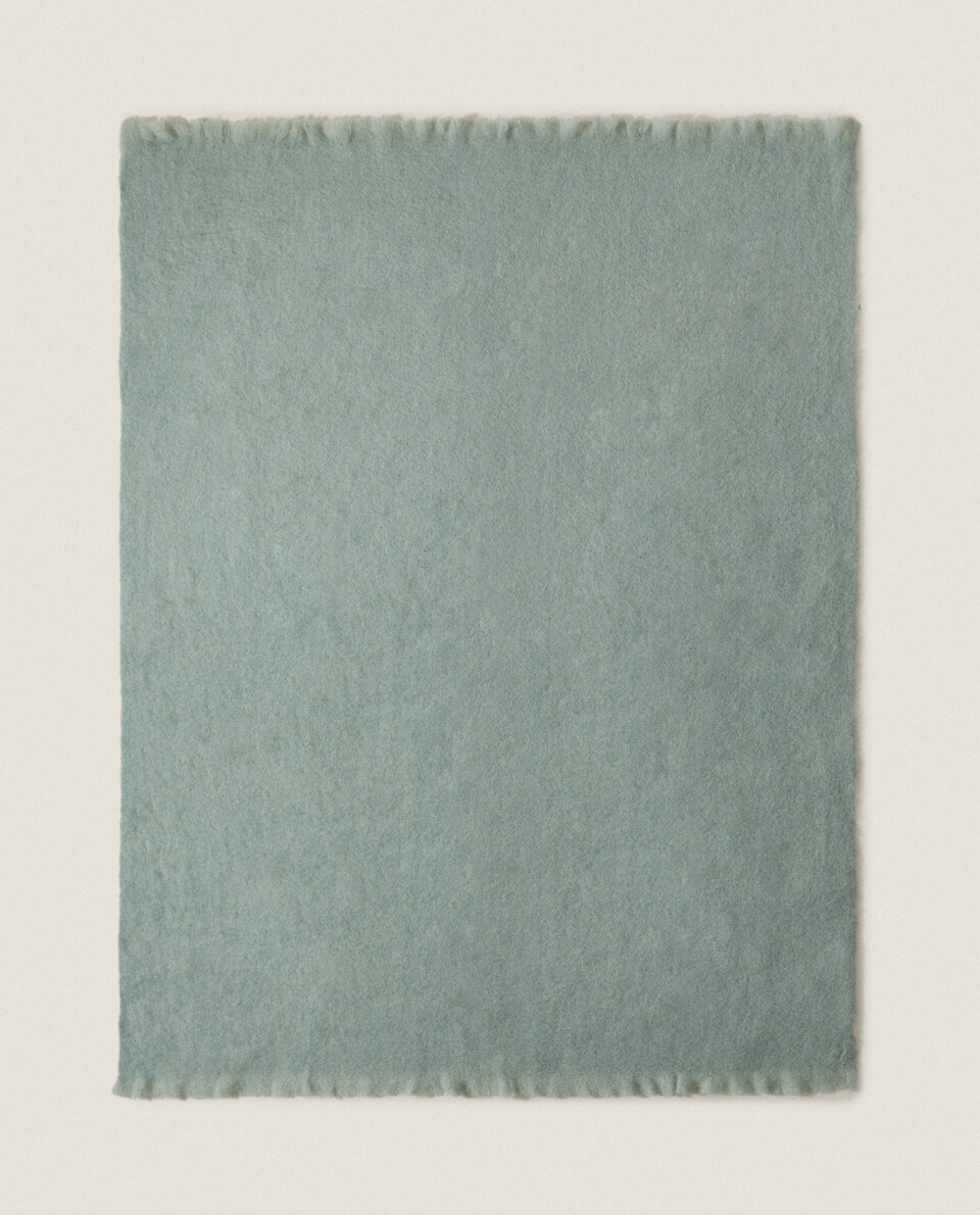 CARDED WOOL BLANKET