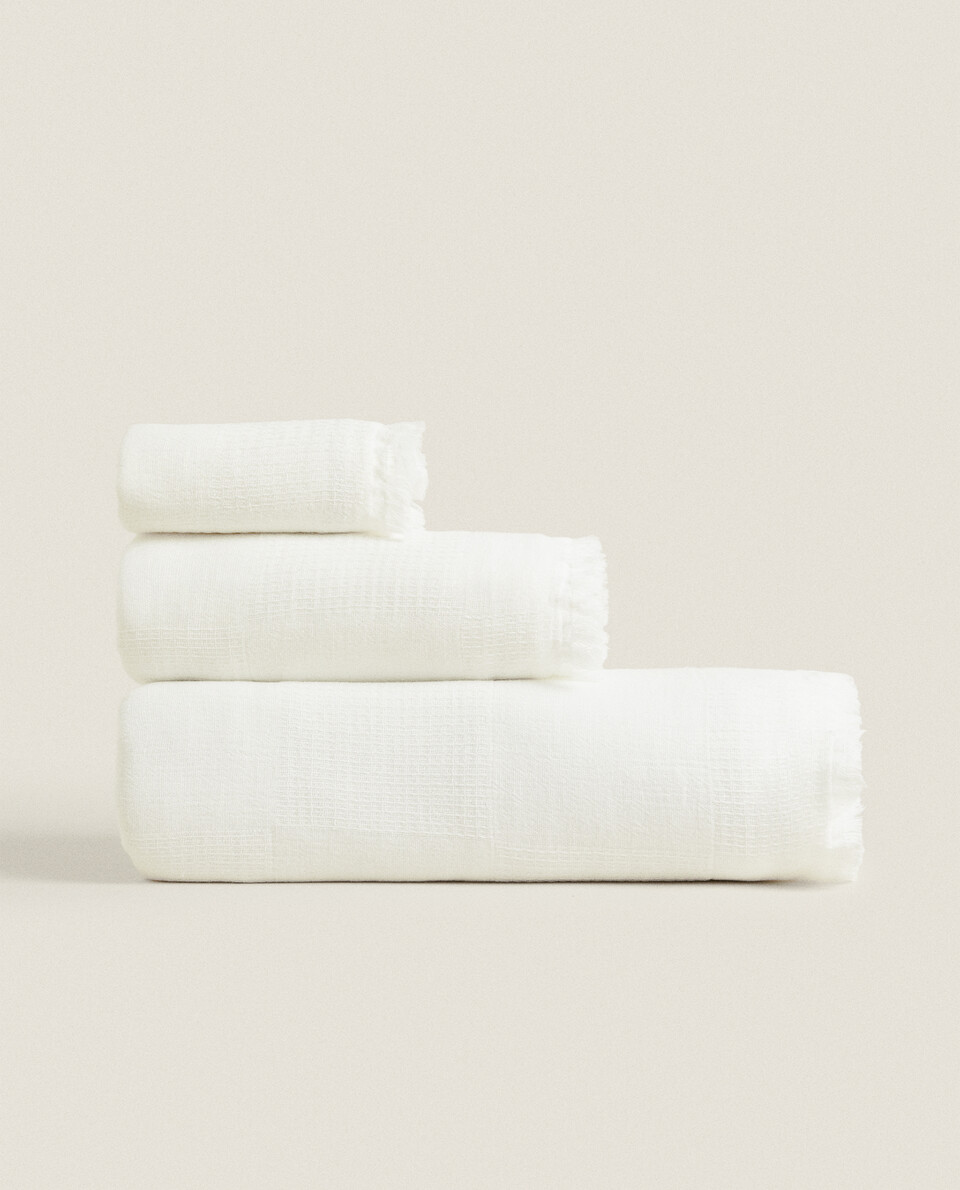 棉质平纹细布毛巾