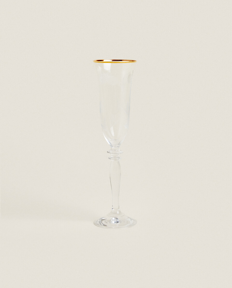 晶体玻璃圣诞节笛型杯