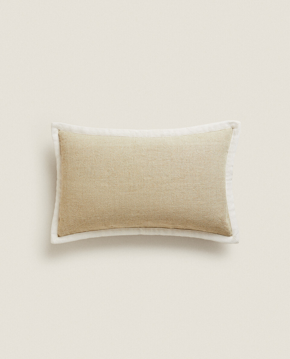 LINEN CUSHION COVER