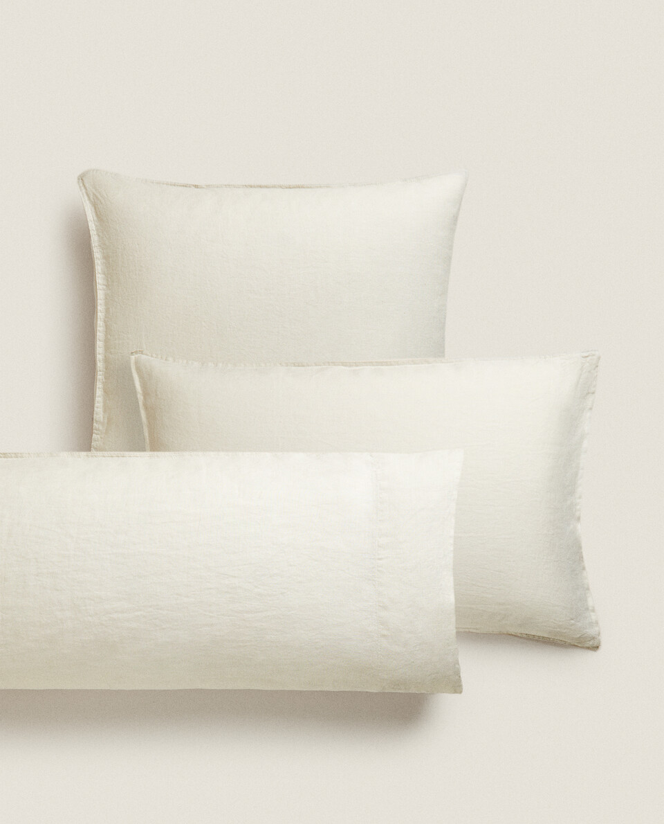 (140 GSM) WASHED LINEN PILLOWCASE