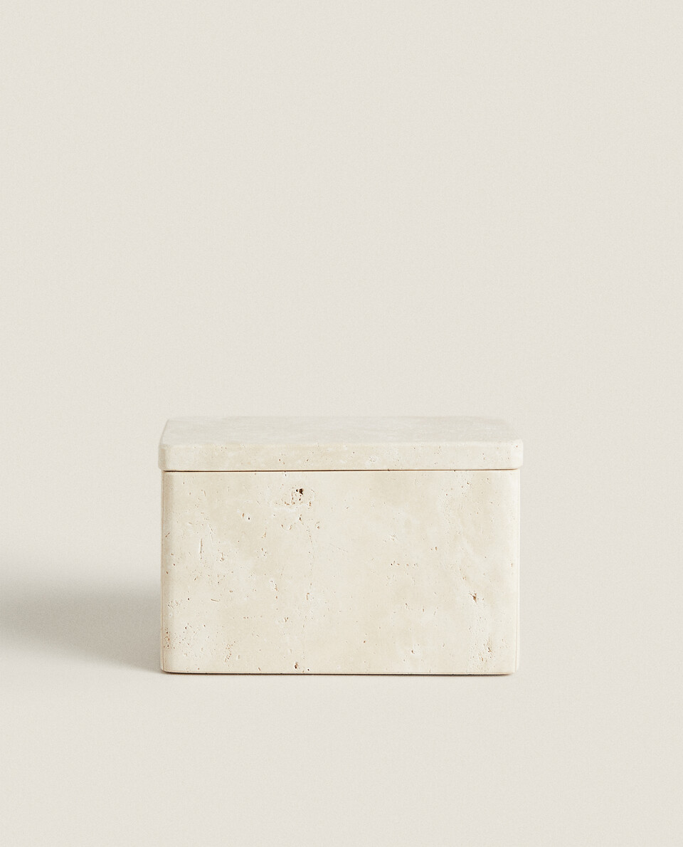 RECTANGULAR MARBLE CANDLE