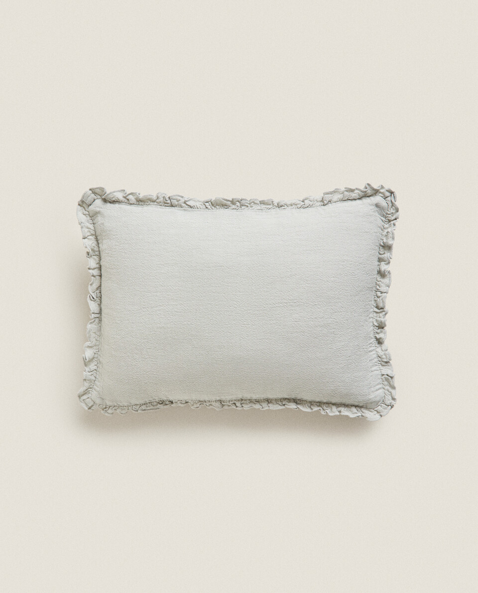 WASHED LINEN CUSHION COVER