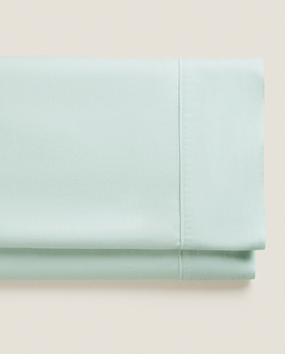 (300 THREAD COUNT) WASHED SATEEN FLAT SHEET