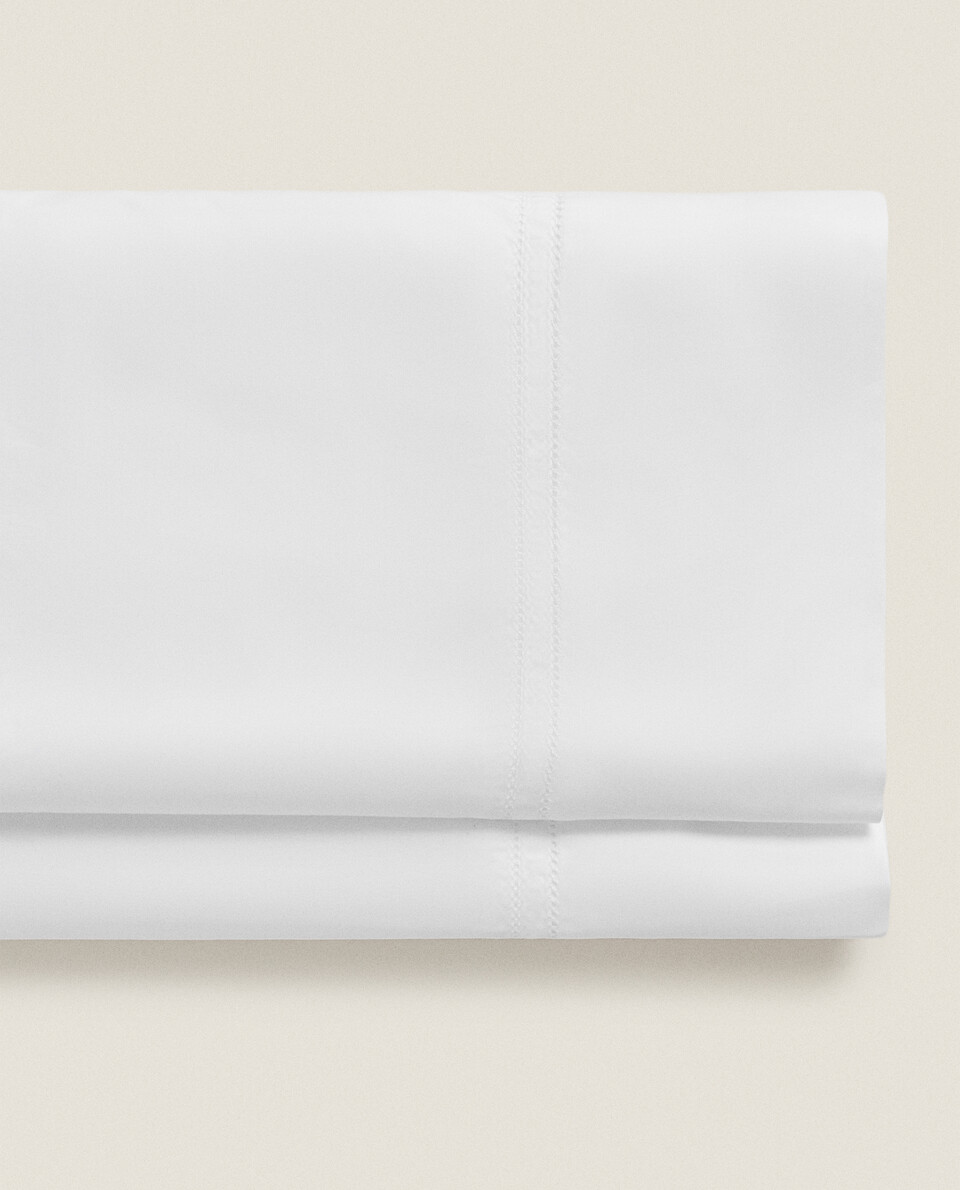DOUBLE HEMSTITCHED SATEEN FLAT SHEET