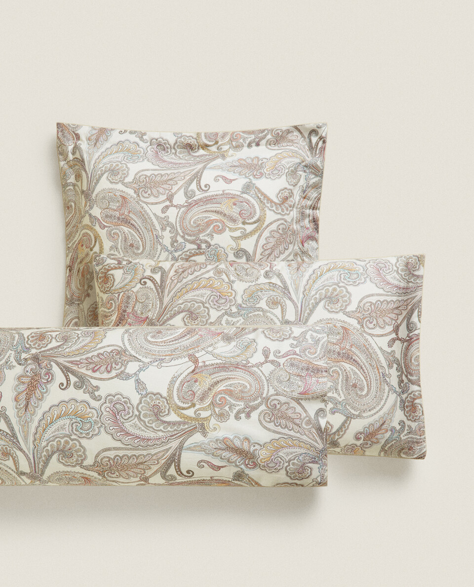PAISLEY PRINT PILLOWCASE