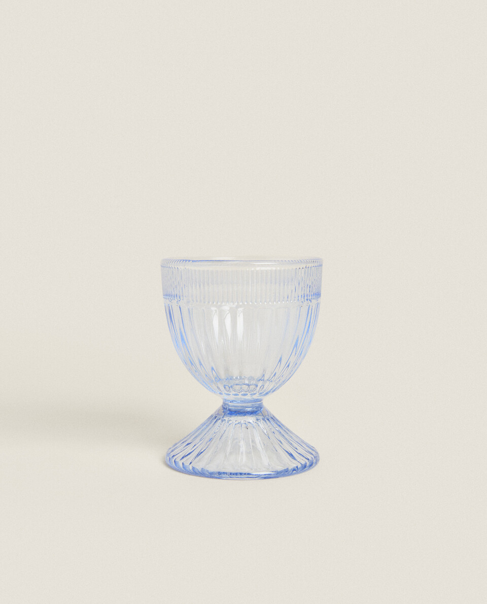 浮雕玻璃蛋杯