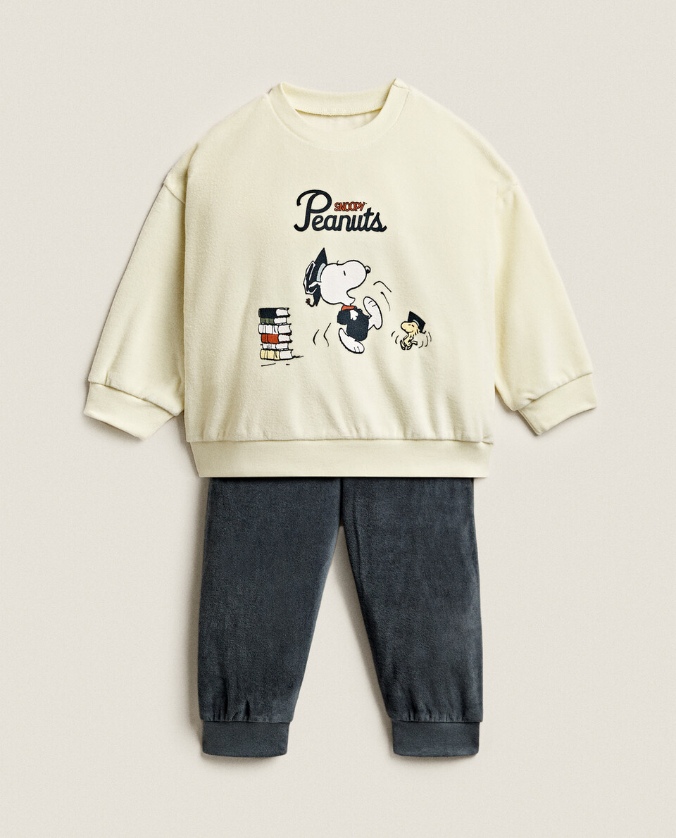 KID’S VELOUR PEANUTS™ SET OF PYJAMAS