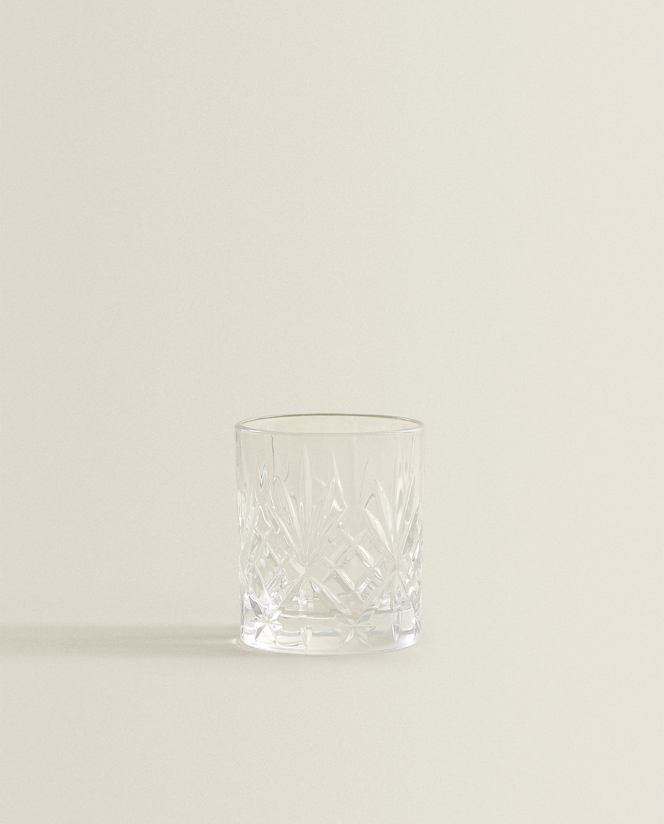 ENGRAVED CRYSTALLINE SHOT GLASS