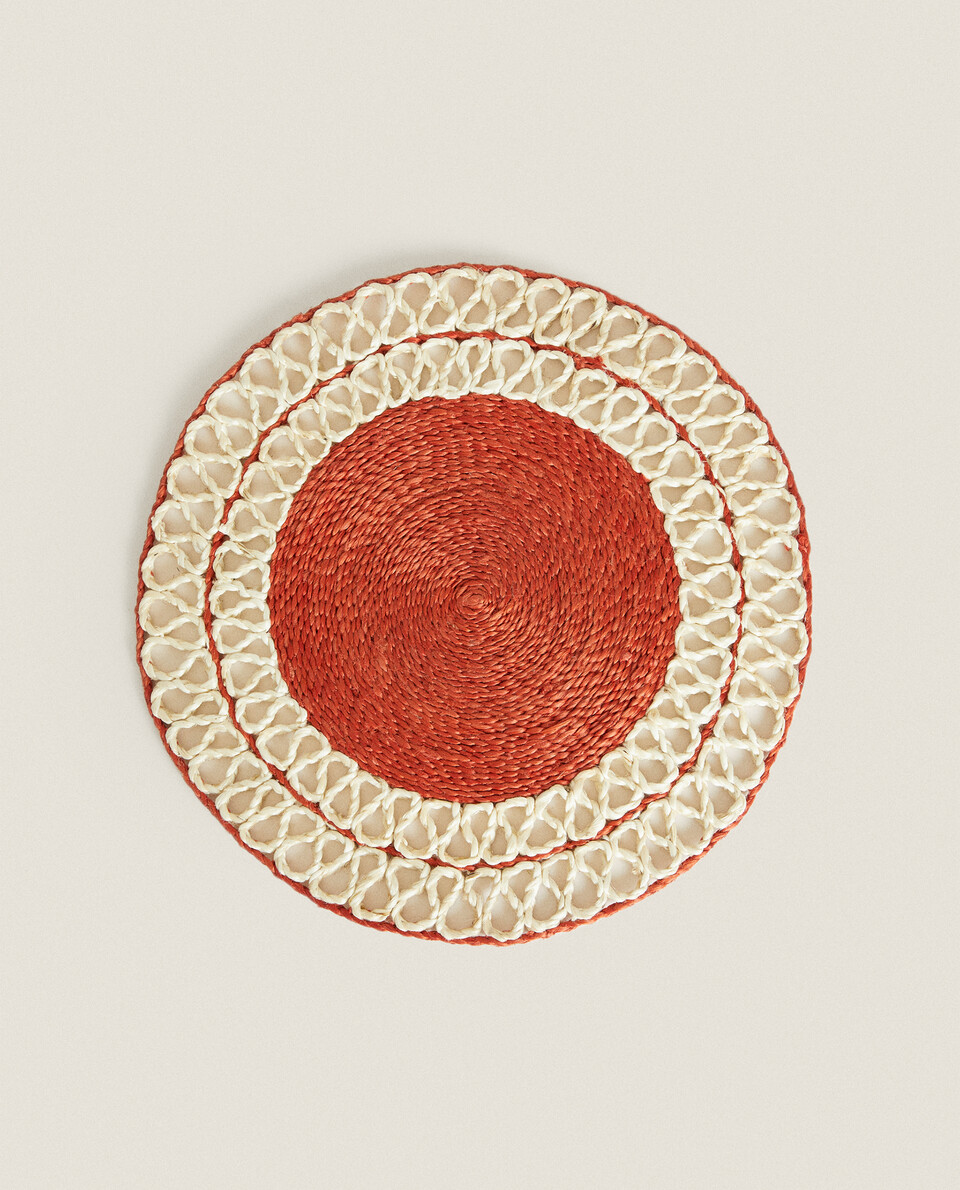 黄麻编织餐垫