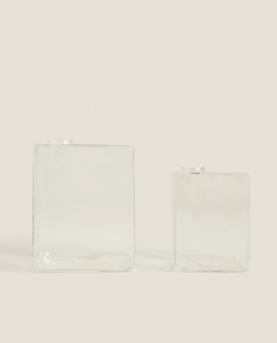 方形玻璃花瓶