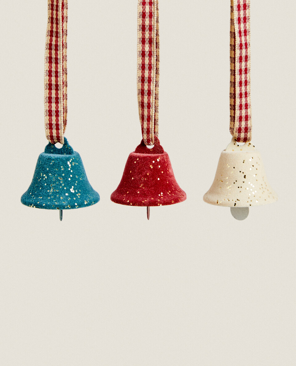 PACK OF CHRISTMAS BELL DECORATIONS (PACK OF 6)