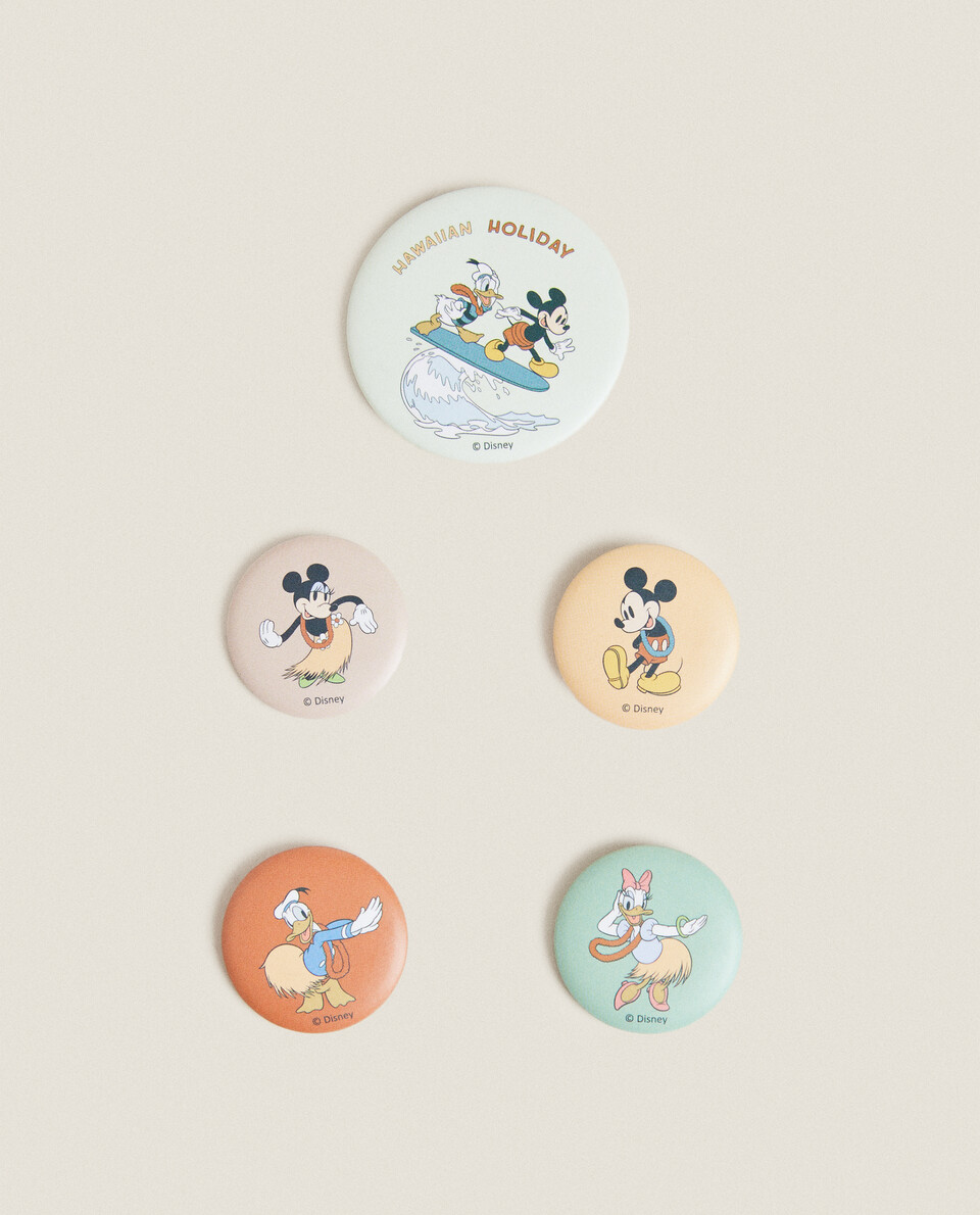 MICKEY MOUSE © DISNEY BADGE (SET OF 5)