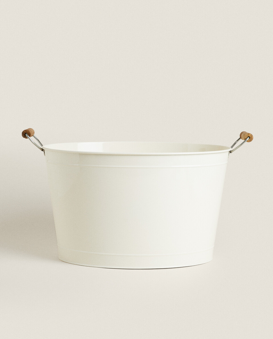 LACQUERED METAL BUCKET