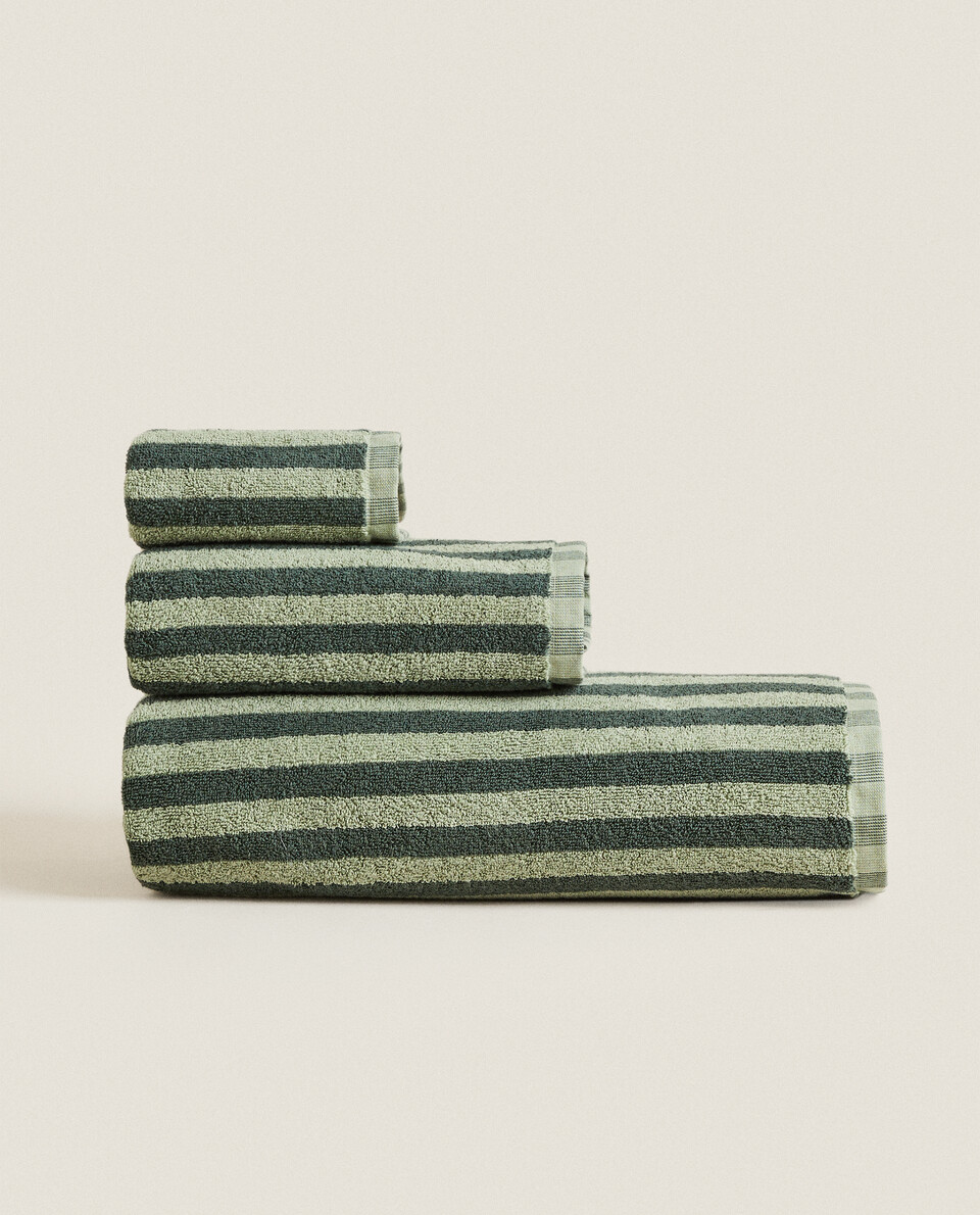 STRIPED COTTON TOWEL