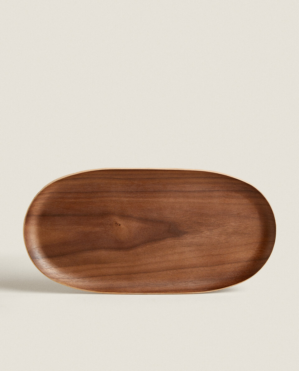 OVAL WOODEN TRAY