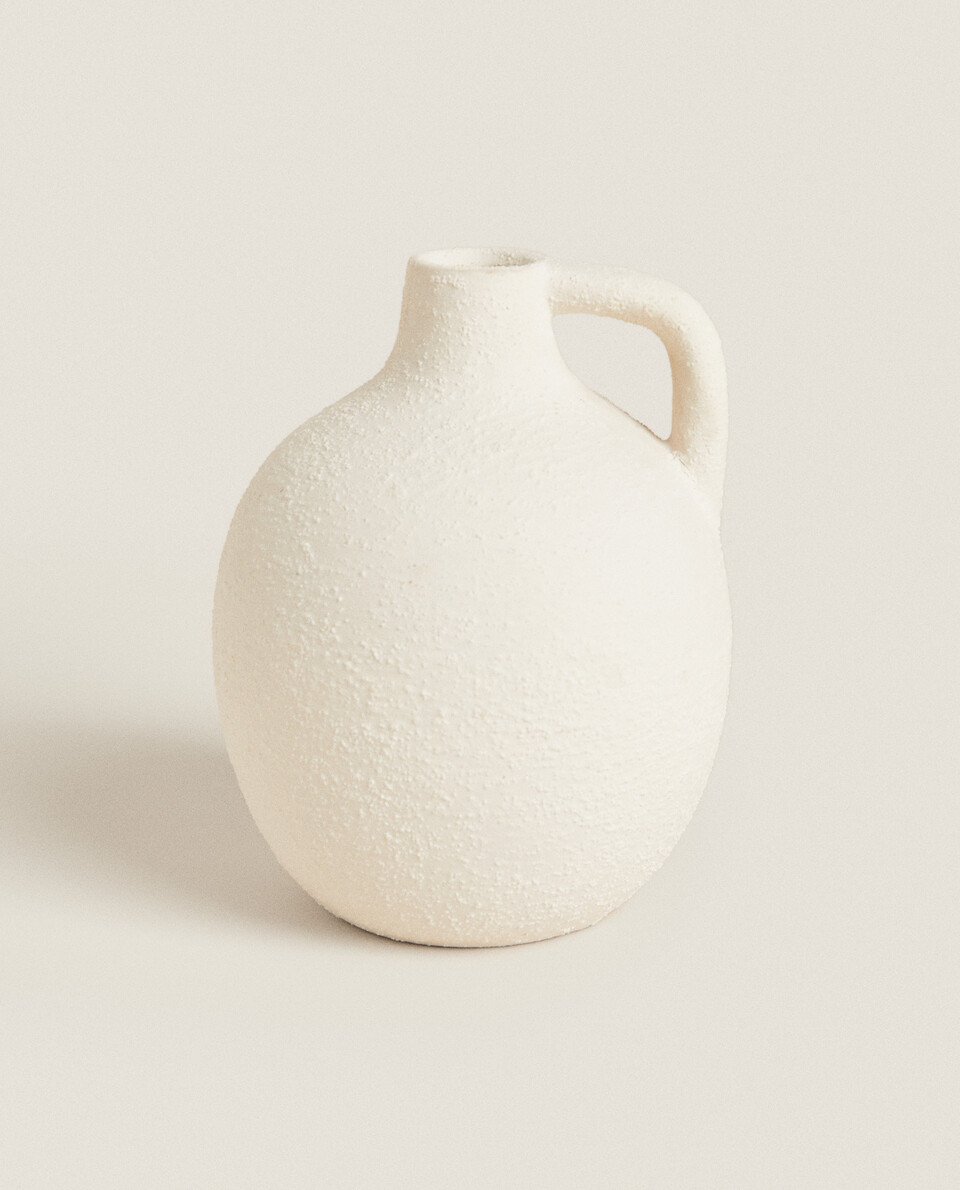 ROUGH FINISH EARTHENWARE VASE