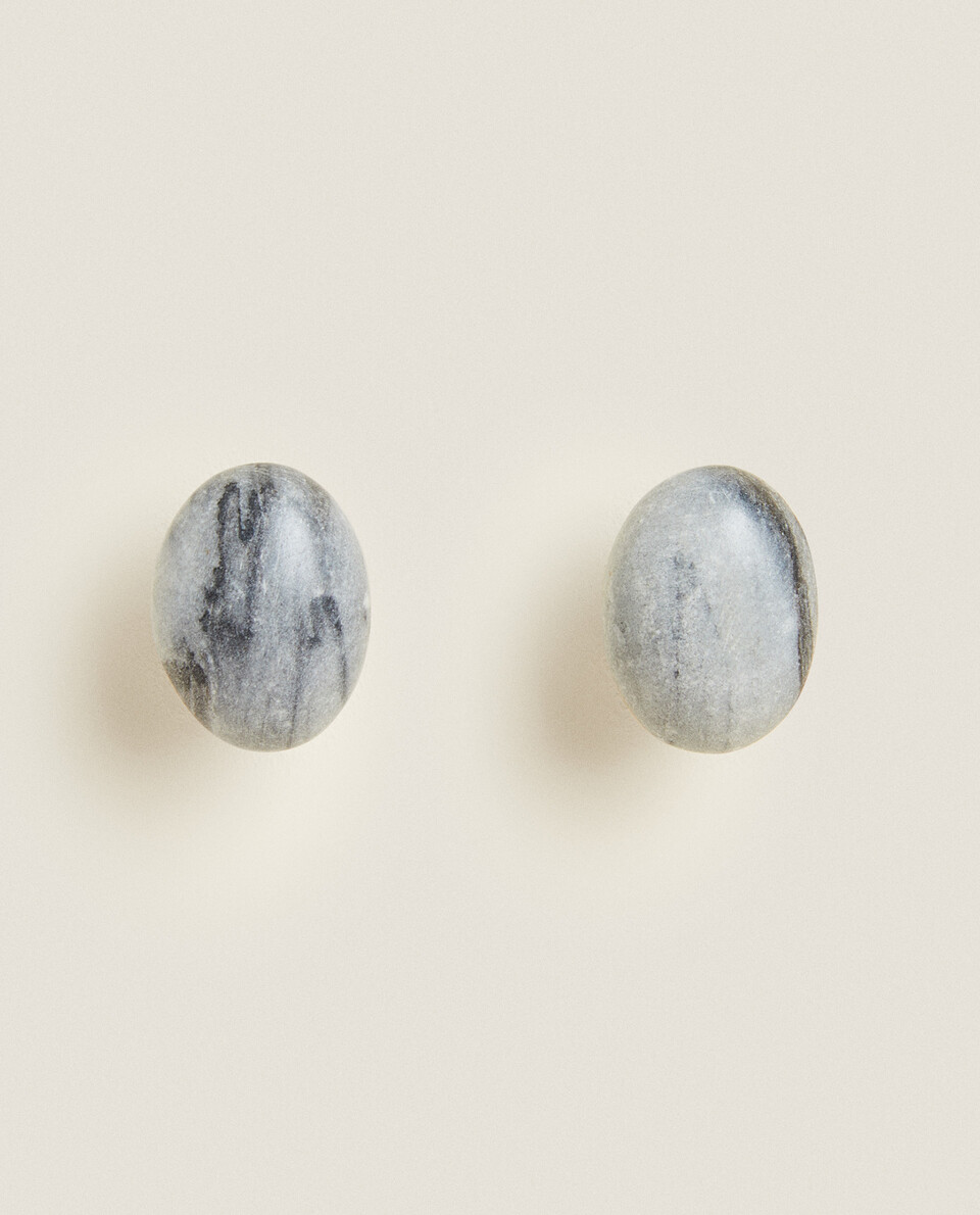 MARBLE DOOR KNOB (PACK OF 2)