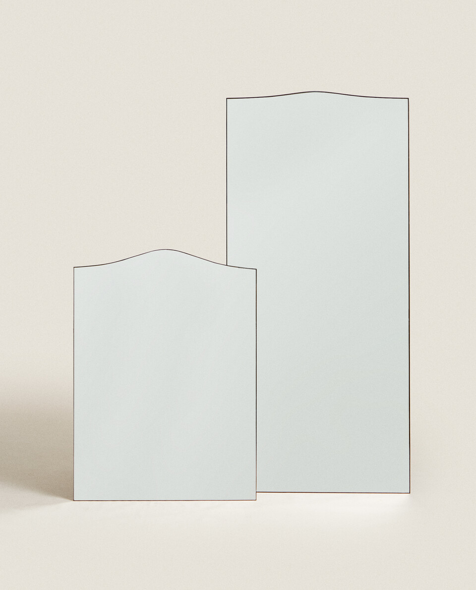 WAVY METAL FRAME MIRROR