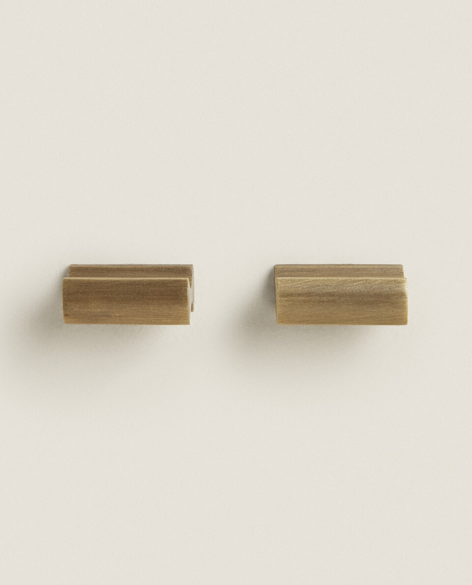 RECTANGULAR DOOR KNOB (PACK OF 2)