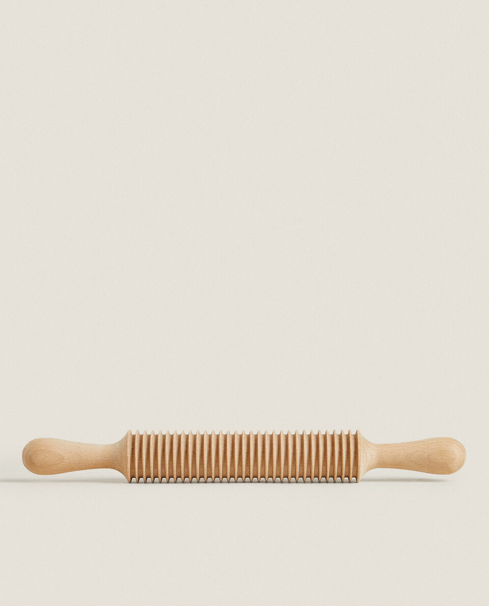 ACACIA PAPPARDELLE CUTTER ROLLING PIN