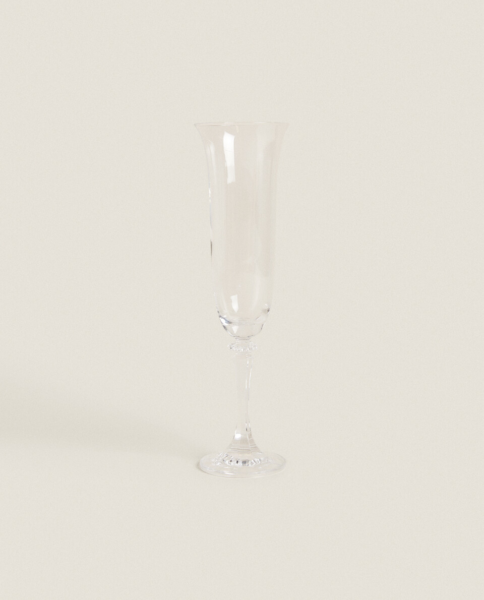 晶体玻璃笛型杯
